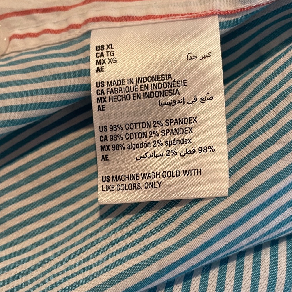 Colorful Striped Men's Shirt - Picture 5 of 5